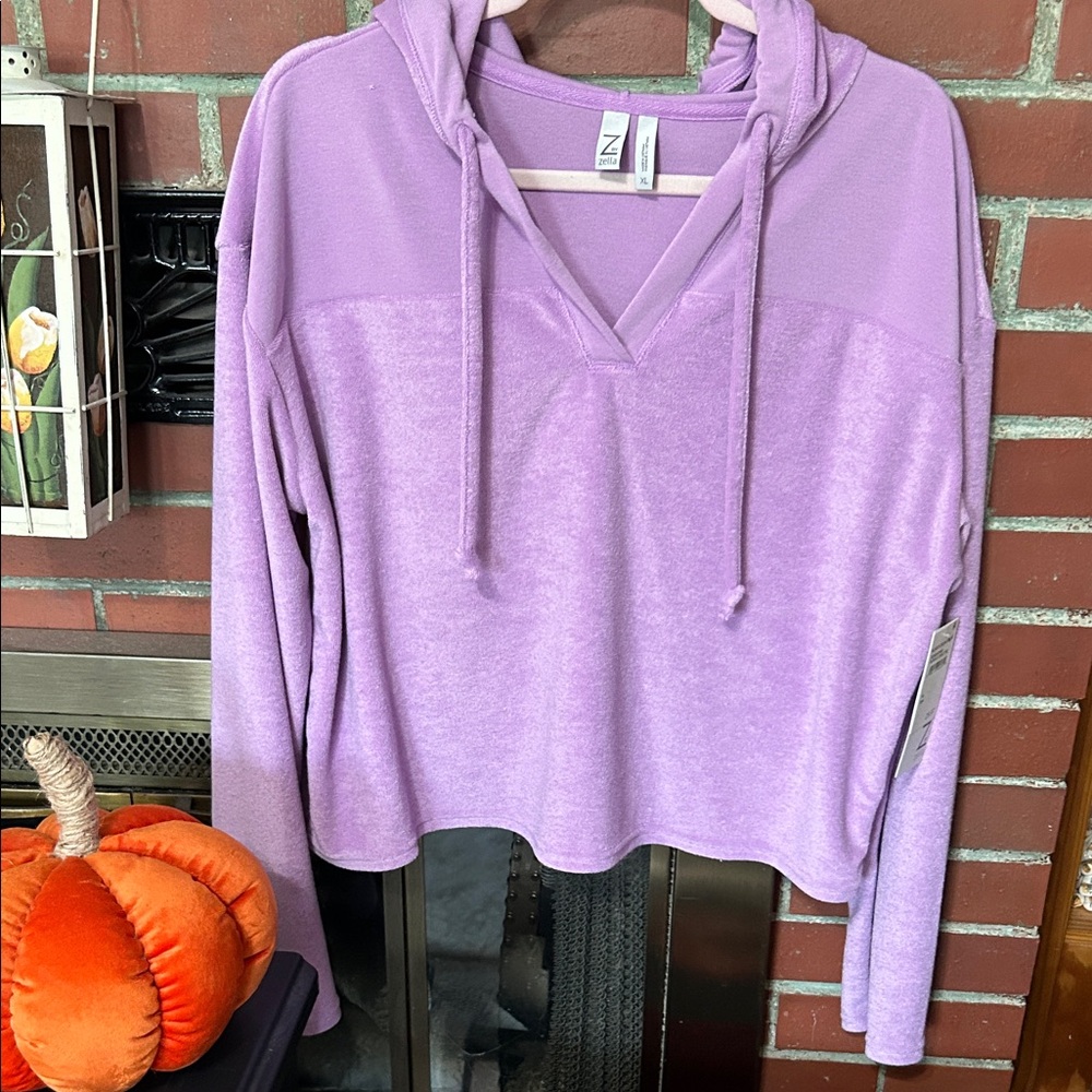 Zella Lavender Hoodie Sweatshirt